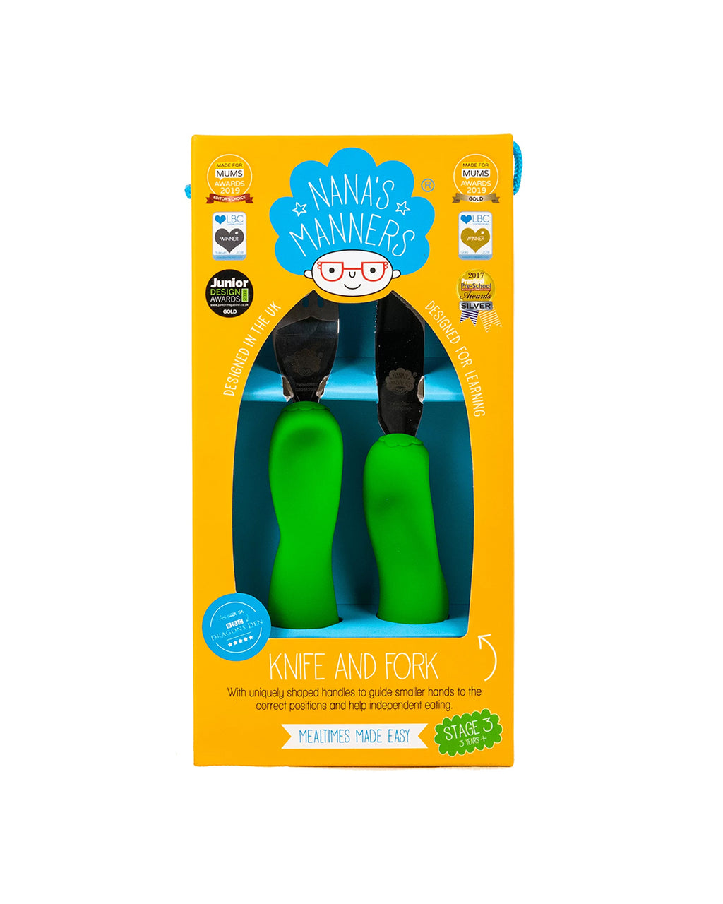 Nana's manners - Posate Ergonomiche +3 anni