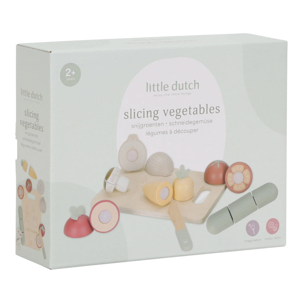 Little Dutch-Verdure tagliate in legno - Multicolore - Essentials