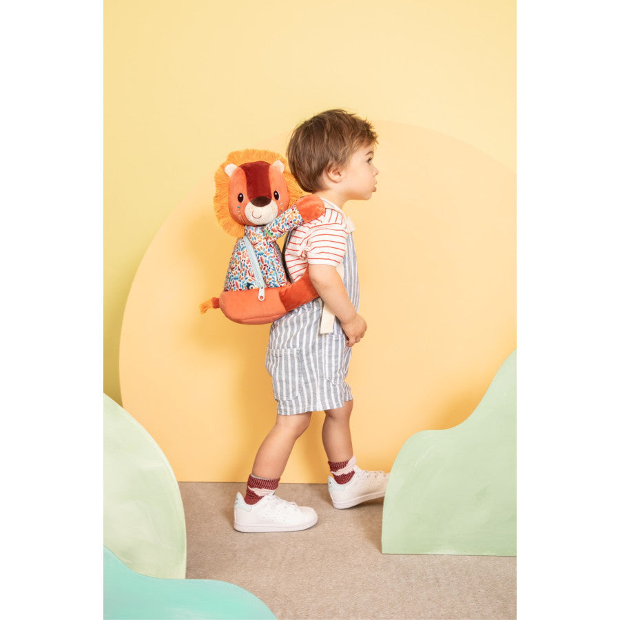 Lilliputiens-Zaino Morbido A Forma Di LeoneJack