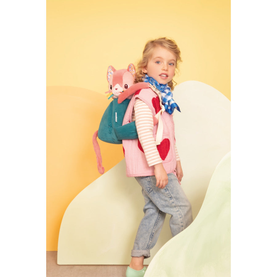 Lilliputiens-Zaino Morbido A Forma Di Gatto JEANNE – Lilliputiens